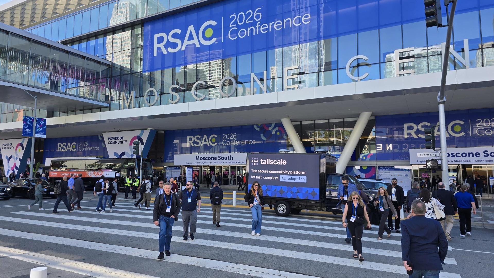 RSAC 2026, outside the Moscone Center in San Francisco
